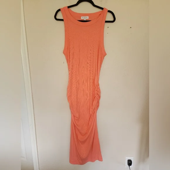 michael stars ultra rib dress Women's Esme Ribbed Dress - Java - Size M